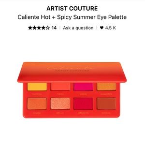 Artist Couture Caliente eyeshadow palette
